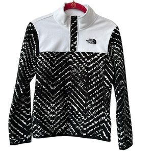 The North Face Kids Glacier Quater Snap Pullover Fleece Medium
